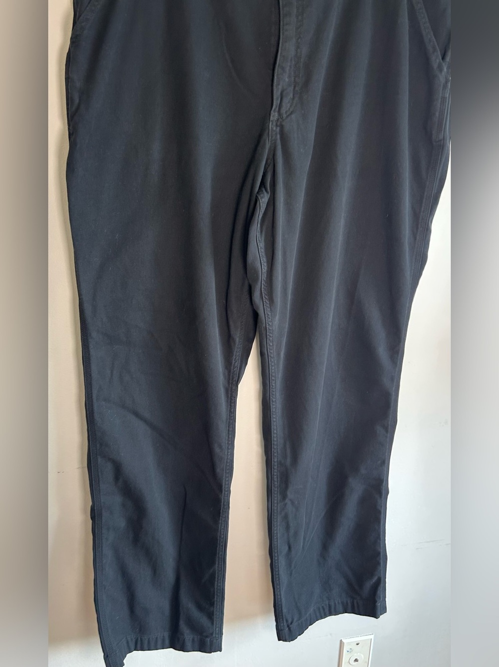 Carhartt Men’s Relaxed Fit Work Pants Size 40X32 Black Carpenter Pants Like New - Picture 3 of 10